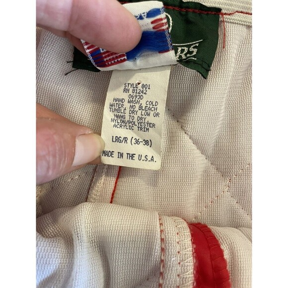 Vintage Bass Pro Shops Quilted Thermal Lined Pants Large Hunting 80s 90s SEE DES - Picture 8 of 8